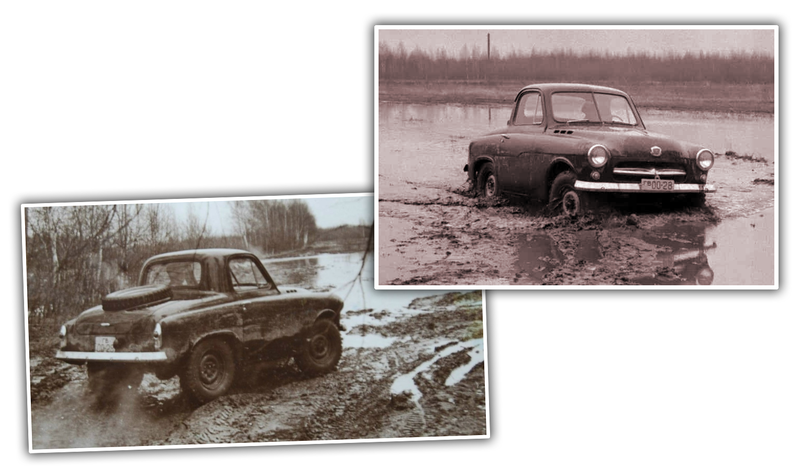 Illustration for article titled The Delightfully Weird Suzuki X90 Had an Equally Weird Soviet Ancestor